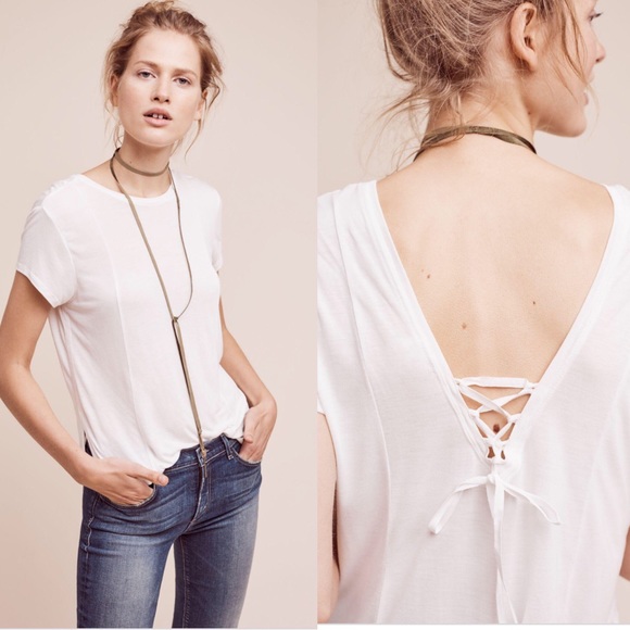 Anthropologie Tops - Anthro Lilka Mix & March Tee Small